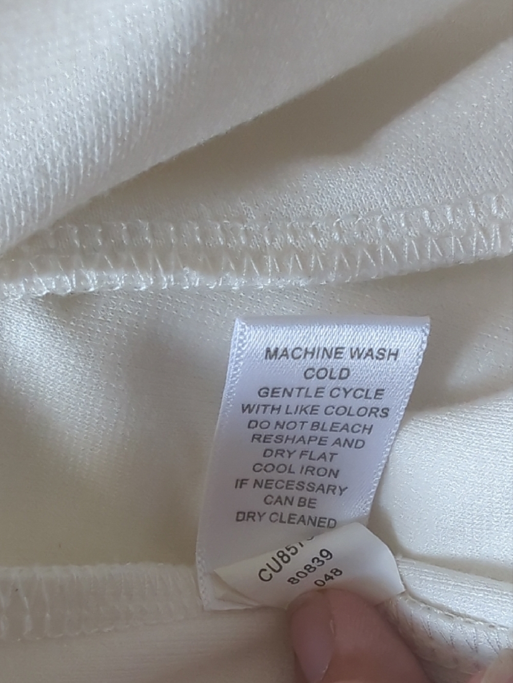 Cupio White Waterfall Draped Ruffle Collar Front Open Blazer - Picture 8 of 8